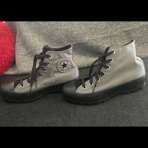 Converse Grey Chuck Taylor All Star Lugged Hi